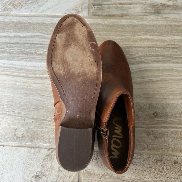 Sam Edelman Petty Chelsea Brown Leather Ankle Bootie, Size 8. - Picture 12 of 12